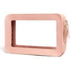 LETGO Clear Makeup Bag, TSA Approved Toiletry Organizer by LETGO