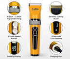 The Cut Buddy Clipper & Grooming Set, Cordless Hair & Beard Trimmer with Ceramic & Titanium Blades, 7 Guards, Waterproof, Beginner Kit