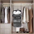 Suitcase Organizer, Travel Luggage Organizer Portable Hanging Travel Shelves - Image 7
