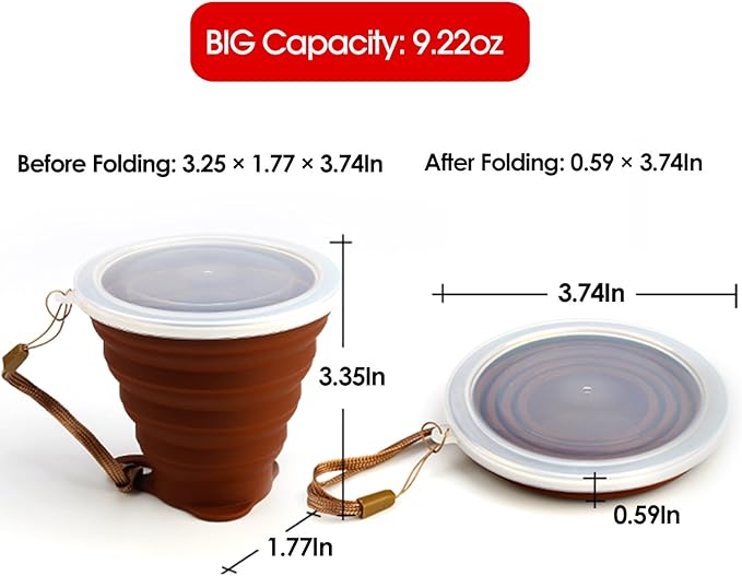ME.FAN Silicone Collapsible Travel Cup - Image 4
