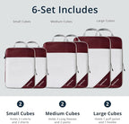 6 Set Compression Packing Cubes - Image 3