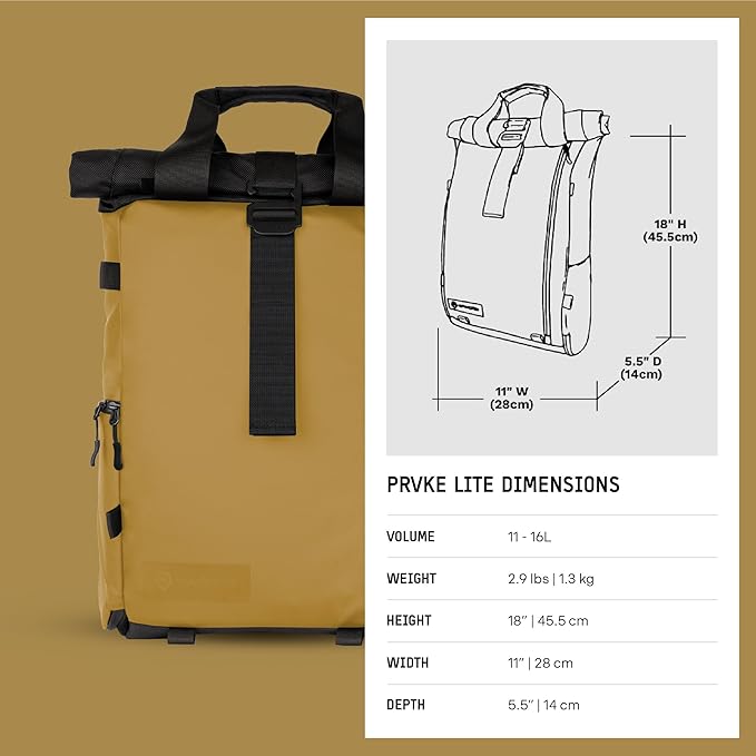 WANDRD PRVKE Lite: Weather-Resistant Travel & Camera Backpack - Image 9