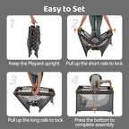 Pamo Babe Portable Crib Baby Playpen - Image 5