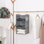 MAX Houser 3 Tier Shelf Hanging Closet Organizer, Space Saver, Closet Hanging - Image 6