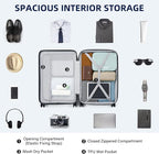 24 Inch Check in Luggage with Spinner Wheels, Hard Shell Suitcases Travel - Image 7