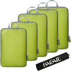 BAGAIL 6 Set Ultralight Compression Packing Cubes Packing Organizer by BAGAIL