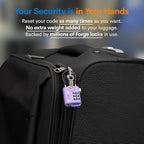 Forge TSA Approved Luggage Locks, Re-settable Combination - Image 6