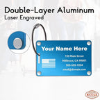 Personalized Luggage Tags: Custom Metal Luggage Tags - Image 4