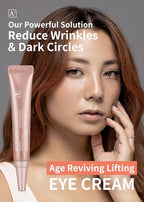 Dermafirm Age Reviving Lifting Eye Cream A4 | Firming Under Eye Cream for Dark Circles and Puffiness w/Collagen Astasome & Peptide for All Skin Types | No Animal Trials No Paraben 0.67 fl oz