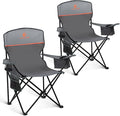 ALPHA CAMP Camping Chair 2 Pack Portable Chair by ALPHACAMP