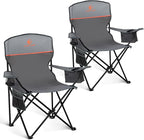 ALPHA CAMP Camping Chair 2 Pack Portable Chair by ALPHACAMP