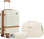 Carry On Luggage 3 Piece Lightweight Travel Luggage Set, YKK Zippers Expandable by Unknown