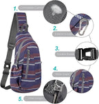TITECOUGO Small Sling Bag, Lightweight Crossbody Backpack - Image 5
