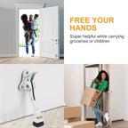 2 Packs Heavy Duty Kickdown Door Stopper, One Touch Adjustable Kickdown Door - Image 3