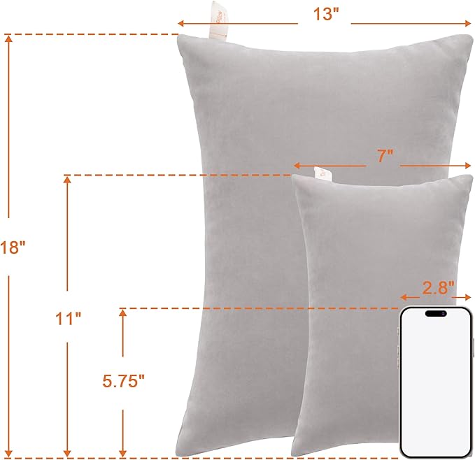 NTBAY Tiny Pillows, Down Alternative 7"x11" Microfiber Mini Pillows - Image 5