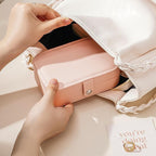 Travel Jewelry Box, Jewelry Travel Case, Small Jewelry Box, 2 Layer Travel - Image 3