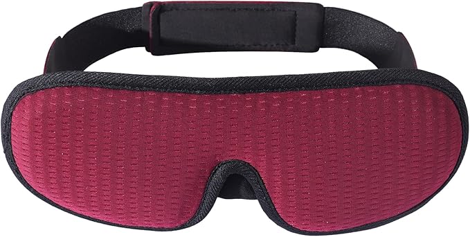 Sleep Mask for Men and Women 3D Contoured Eye Mask Patented Adjustable Light - Image 7