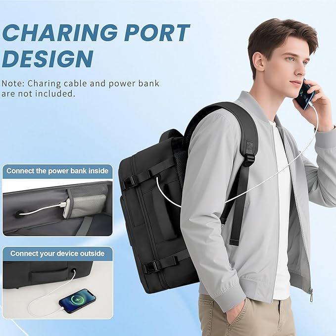 Travel Backpack, Carry on Flight approved Travel Bag - Image 3