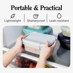 STOJO Collapsible Bento Box, Leak-Proof, Microwave & Dishwasher Safe, Premium - Image 4