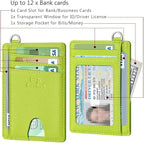 FurArt Slim Minimalist Wallet, Front Pocket Wallets, RFID Blocking, Credit Card - Image 6