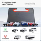 YONZEE 2-in-1 Car Steering Wheel Desk Tray & Car Seat Gap Filler Organizer – - Image 9