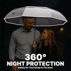 Royal Walk Windproof Folding Travel Umbrella Compact and Strong Luxurious Real - Image 5