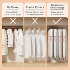 DIMJ 2 Pack 43" Garment Bags for Hanging Clothes - Image 4