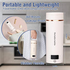 Travel Electric Kettle Portable Mini Kettle, Small Hot Water Boiler - Image 5