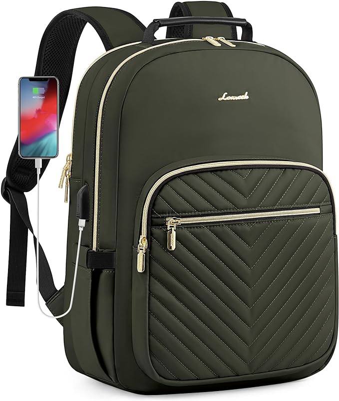 LOVEVOOK Laptop Backpack Purse for Women, Work Business Travel Computer Bags by LOVEVOOK