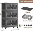 BROVIEW 180Qt Stackable Storage Bins - Image 2