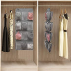 Dual Sided Hanging Shoe Organizer - Image 3