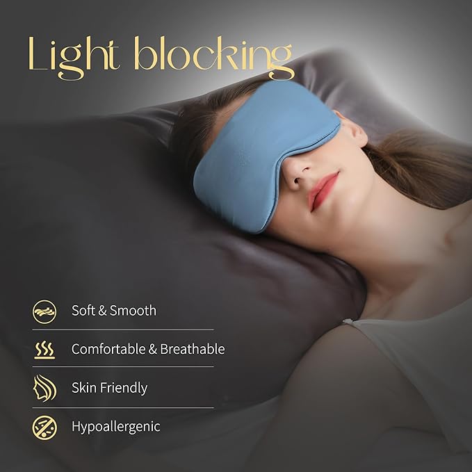 ZIMASILK Adjustable 100% 22 Momme Mulberry Silk Sleep Mask - Image 3