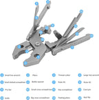 Multitool, Outdoor 25in1 MultiFunctional Pliers Kit Stainless Steel Multitool - Image 4