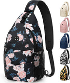 Crossbody Bags for Women Men Trendy Sling Bag Bakpack Casual Chest Bag by Pritent