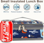FlowFly Small Insulated Lunch box Portable Soft Bag Mini Cooler Thermal Meal - Image 2