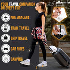 Travel & Camping Comfortable Memory Foam Pillow – Easy to Carry Portable Bag – - Image 9