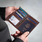 Polare Luxury RFID Blocking Leather Passport Holder Travel Wallet - Image 4