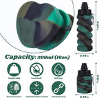 Collapsible Water Bottle for Adults, Reusable Silicone Foldable Water Bottles - Image 2