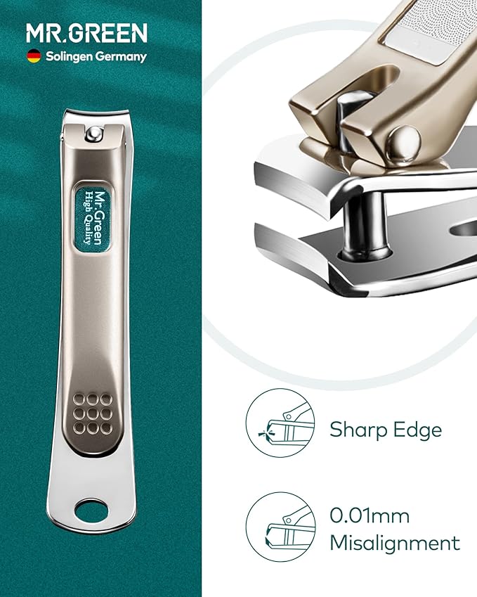 MR.GREEN Nail Clipper 4Pcs Set, Stainless Steel Manicure Pedicure Set, Medical - Image 2