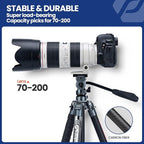 Fotopro Carbon Fiber Travel Tripod 2.2lbs Ultralight 64 Inch Portable Compact - Image 5