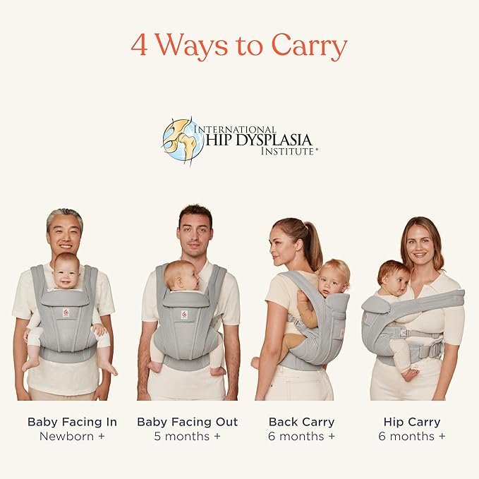 Ergobaby Omni Deluxe Baby Carrier Newborn to Toddler - Image 9