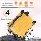 Krute Luggage 24 Inch Aluminum Frame Zipperless Suitcase - Image 8