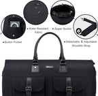 Modoker Garment Convertible Weekender Bag, Carry on Canvas Garment Duffle Bag - Image 6