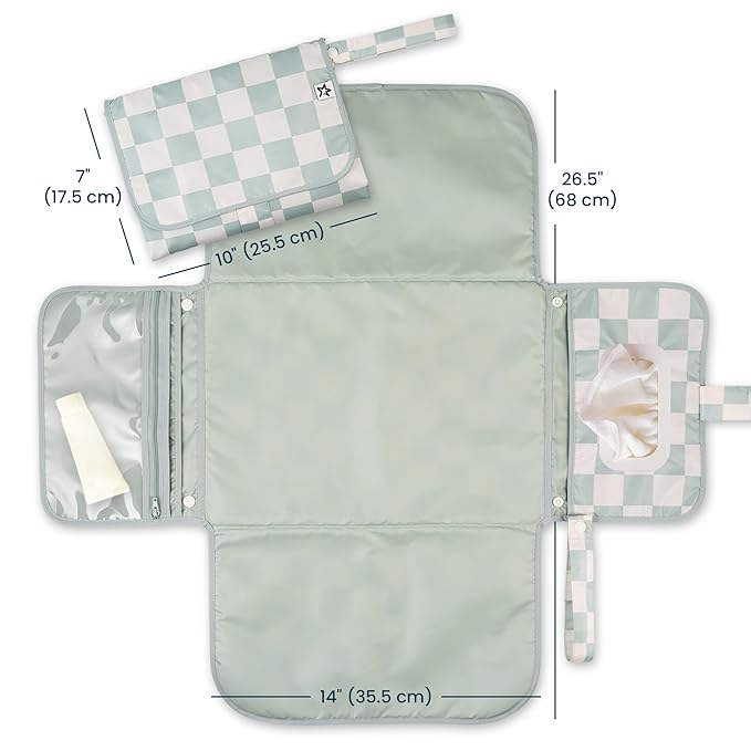 Tiny Twinkle Portable Diaper Changing Pad-Foldable Waterproof Changing - Image 2