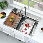 33 Inch Waterfall Drop In Kitchen Sink - Image 4