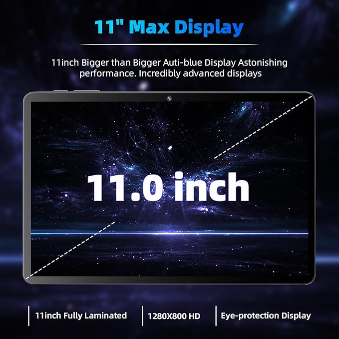 2025 Upgraded Android 14 Tablet, 11inch Tablet PC, Support Face Unlock - Image 7