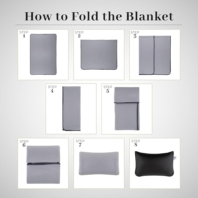 Elvasa Travel Blanket and Pillow Set – Compact Lightweight Throw - Image 7