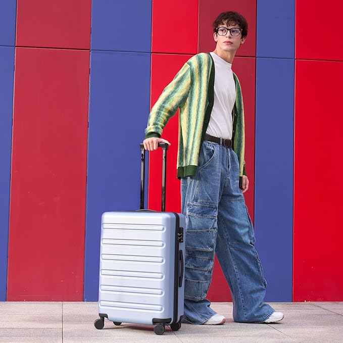 Carry on Luggage 22 X 14 X 9 Airline Approved, 20 Inch Luggage - Image 8