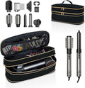 Hair Dryer Travel Carrying Case, Curling Iron Storage Bag, Slim Expandable Handheld Dual-Layer Travel Storage Bag for Dryer/Hair Tool Organizer/Style Organizer