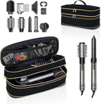 Hair Dryer Travel Carrying Case, Curling Iron Storage Bag, Slim Expandable Handheld Dual-Layer Travel Storage Bag for Dryer/Hair Tool Organizer/Style Organizer